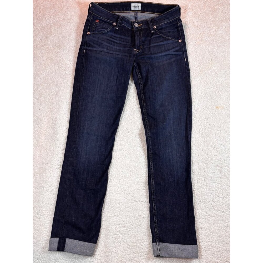 Paige Womens Jeans Blue W26 L29 Skyline Skinny Medium Rise Stretch Denim